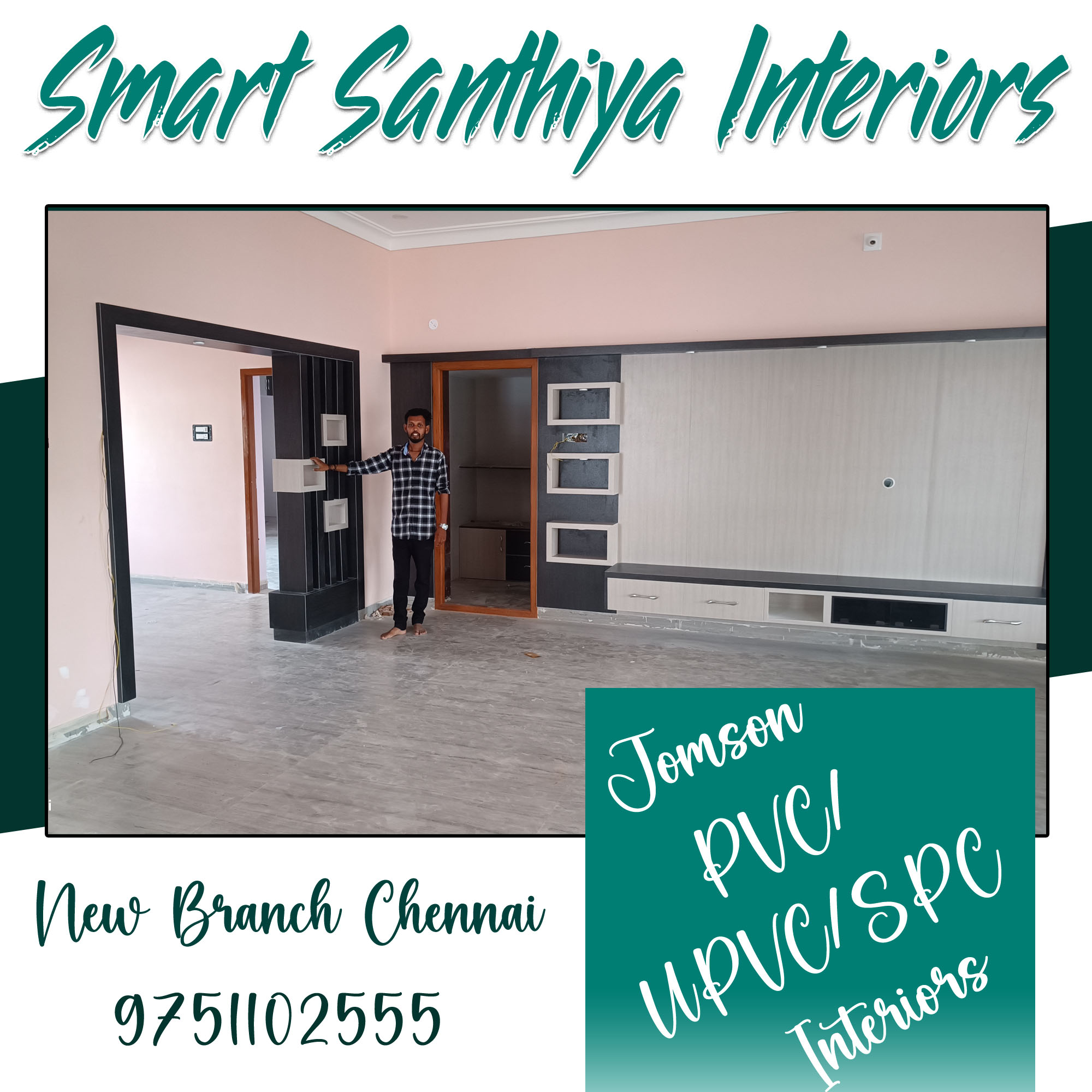 spc tv showcase design chennai